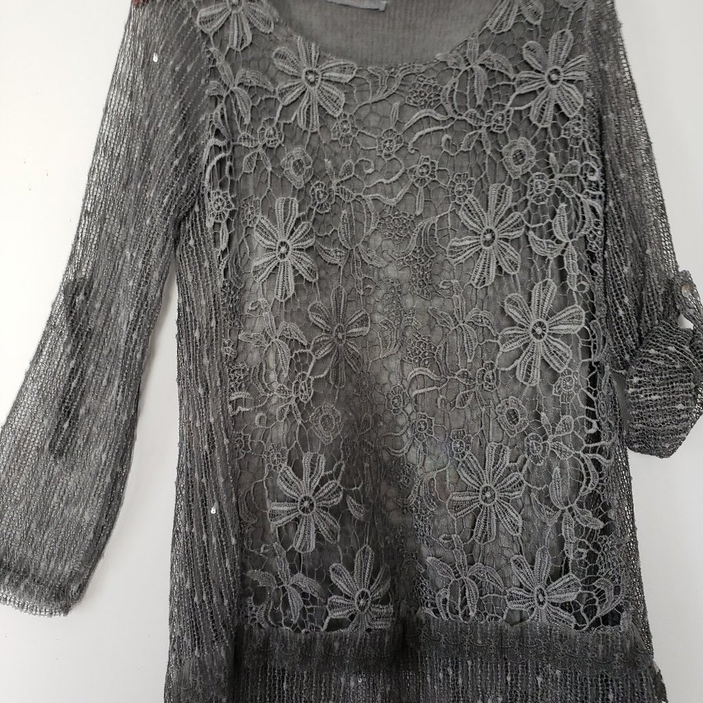 NEW CONNECTION  L/S Light Knit Top